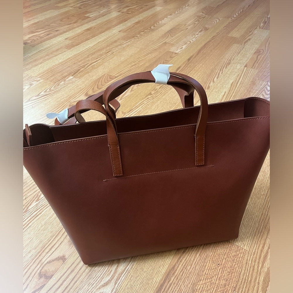 Madewell zip top essential tote leather - Picture 3 of 7